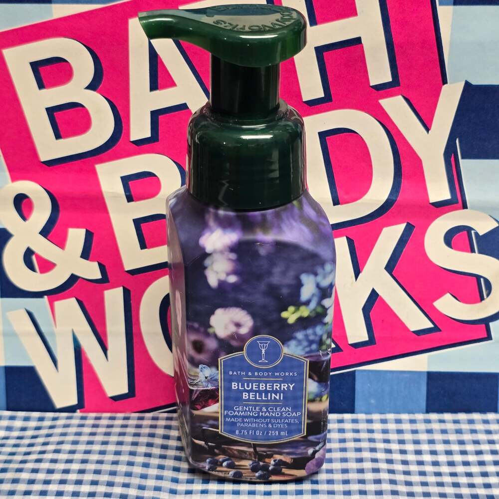 BBW Blueberry Bellini Gentle + Clean Foaming Hand Soap